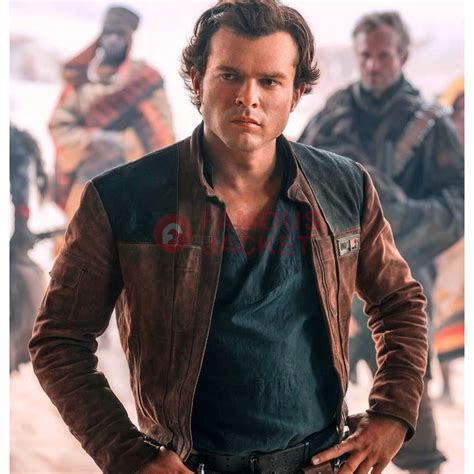 Star Wars: Alden Ehrenreich Han Solo Leather Jacket 